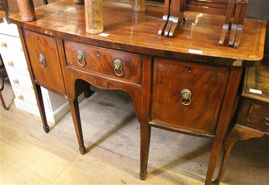 Inlaid mahogany sideboard